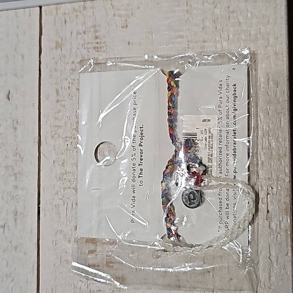 Pura Vida Jewelry 2 Items Puravida Pride Braceletanklet Plus Mental Health Awareness